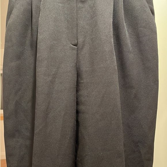 Black High Waisted Trousers - Picture 2 of 10